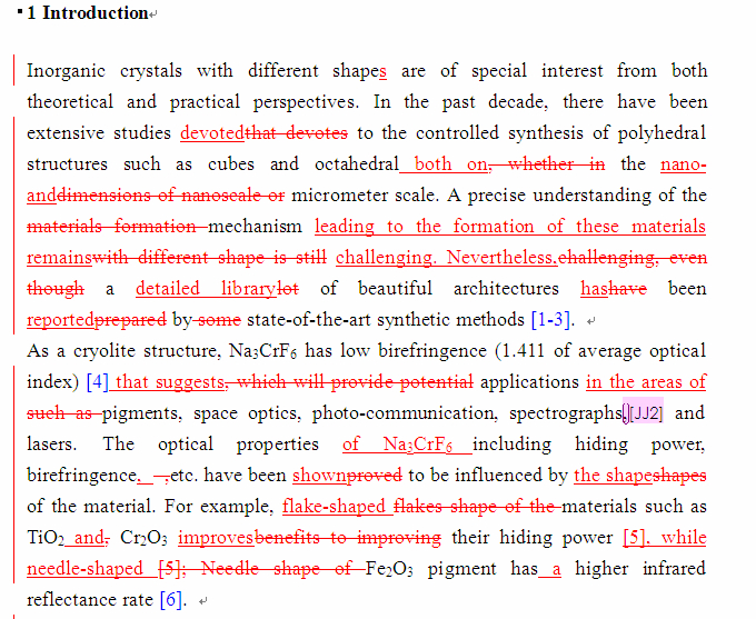 SCI论文英语润色Journal of Inorganic and Organometallic Polymers and Materials（ IF 		1.174）发表案例