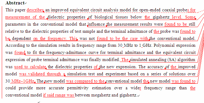 SCI论文英语润色Physiological measurement( IF 1.496)发表案例