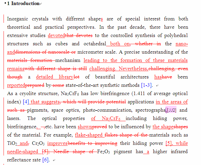 SCI论文英语润色Journal of Inorganic and Organometallic Polymers and Materials( IF 1.174)发表案例